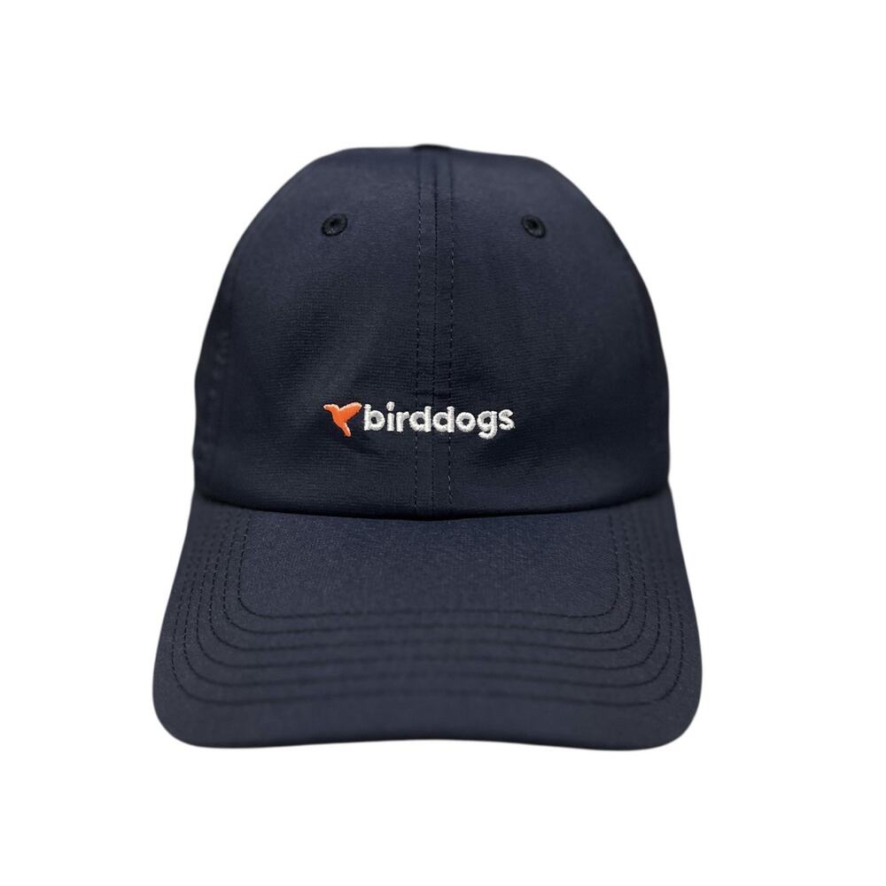 Birddogs Hat Cap Strap Back Adult One Size‎ Blue Tech Performance Golf